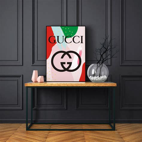 vintage gucci posters|Gucci wallpaper interior.